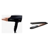 Panasonic Glätteisen & Haartrockner Set schwarz-roségold