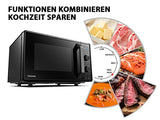 Toshiba Mikrowelle MW2-AG23PF(BK), Grill, Mikrowelle, 23 L, Schwarz