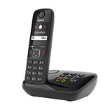 Gigaset AS690A Telefon mit Anrufbeantworter Schwarz