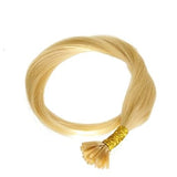 hair2heart Microring I-Tip Extensions 40cm, goldblond