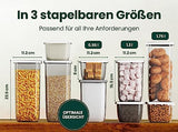 UANDU Vorratsdosen mit Deckel Luftdicht Set, BPA-frei, 12-24er Vorratsdosen-Sets