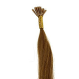 hair2heart Microring I-Tip Extensions 200 Strähnen, honigblond