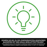Ninja AF100EU Heißluftfritteuse Schwarz