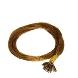 hair2heart Microring I-Tip Extensions 200 Strähnen 40cm 8 hellbraun