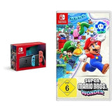 Nintendo Switch Neon-Rot/Neon-Blau + Super Mario Bros. Wonder