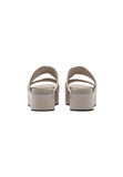 Calvin Klein Jeans FLATFORM Pantolette hoch - Beige - 39