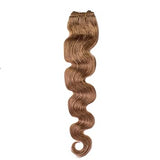 hair2heart Echthaar Tressen 60cm 100g 8/1 Hellblond Asch