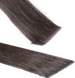 hair2heart Premium Invisible Tape Extensions 60cm Aschbraun - 40 Tapes