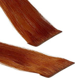 hair2heart Tape Extensions Kupferrot 60cm 40 Strähnen