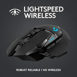 Logitech G502 Lightspeed Gaming-Maus + Powerplay Mauspad
