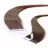 hair2heart Tape In Extensions 30 Stück dunkelbraun 60 cm