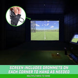 GoSports Elite Golf-Simulator-Schlag-Bildschirm 3m