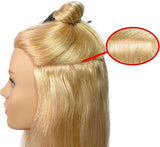 hair2heart Premium Invisible Tape Extensions Aschbraun 40cm