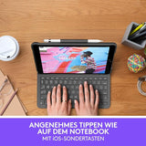 Logitech Slim Folio Tastatur für iPad 7. Generation - Schwarz