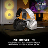 CORSAIR HS80 MAX WIRELESS Gaming-Headset, Grau