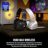 CORSAIR HS80 MAX WIRELESS Gaming-Headset, Weiß