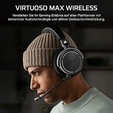 Corsair Virtuoso MAX Wireless Gaming-Headset, Kohlenstoff