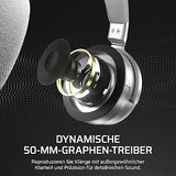 Corsair Virtuoso MAX Wireless Gaming-Headset, Silber