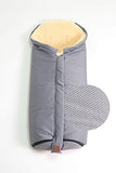 Kaiser Lammfell Fußsack X-Large anthrazit