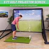 GoSports Elite Golf-Simulator-Schlag-Bildschirm 3m