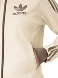 adidas Originals BECKENBAUER TT Sweatjacke - Beige/Braun/Weiß - XS