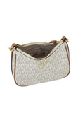 MICHAEL Michael Kors JET SET CHARM CHAIN POUCHETTE Handtasche - Beige/Grau/Braun